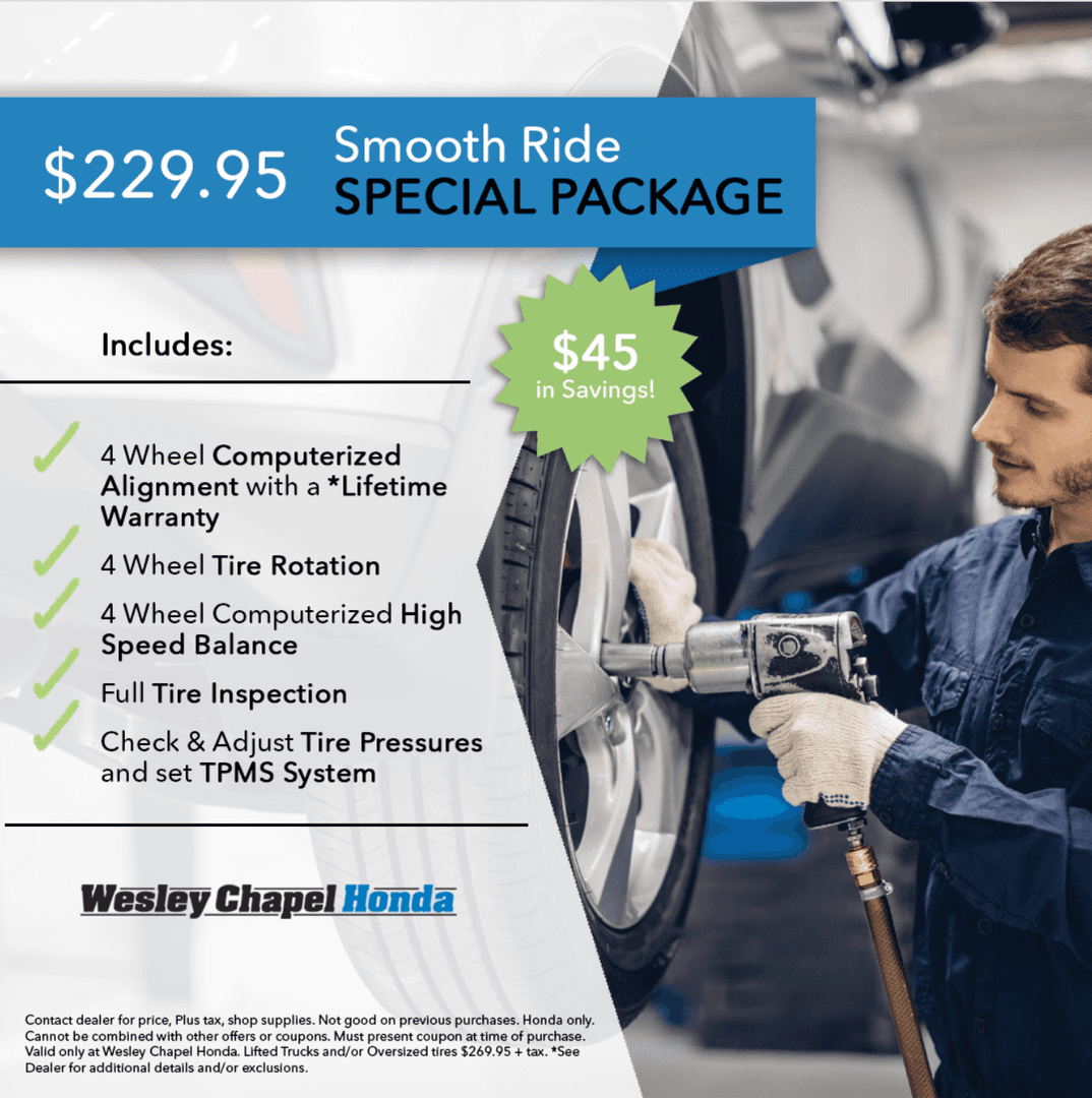 Honda Service Coupons & Specials Wesley Chapel Honda