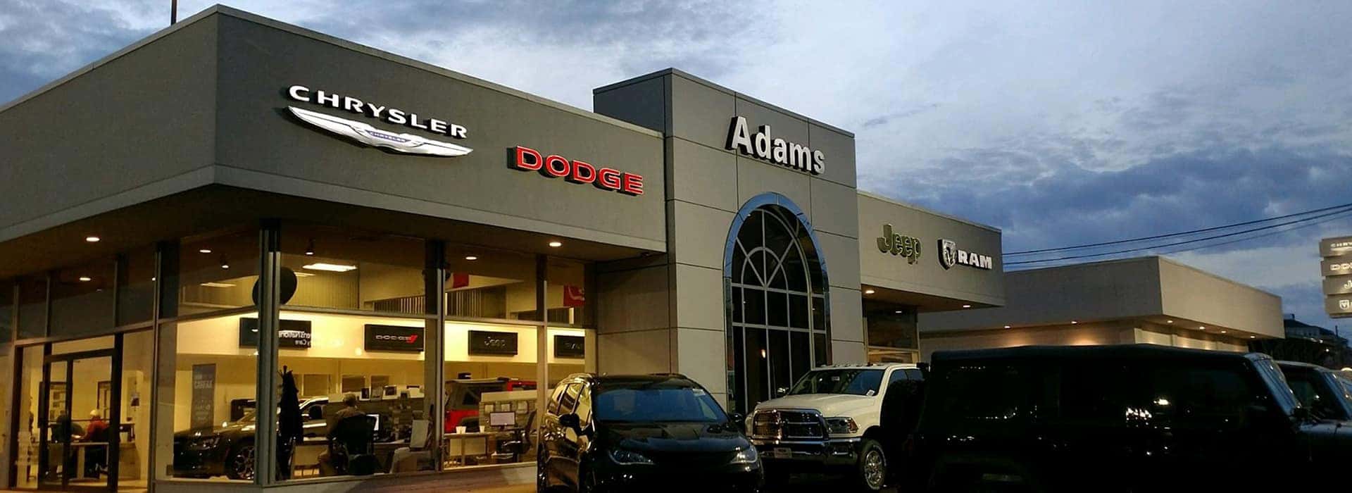 Why Buy from Adams Chrysler Dodge Jeep Ram? Local Jeep Dealership