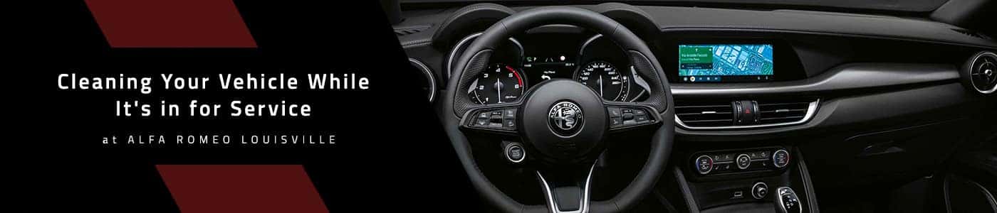 Cleaning Your Vehicle While It Is in for Service at Alfa Romeo Louisville