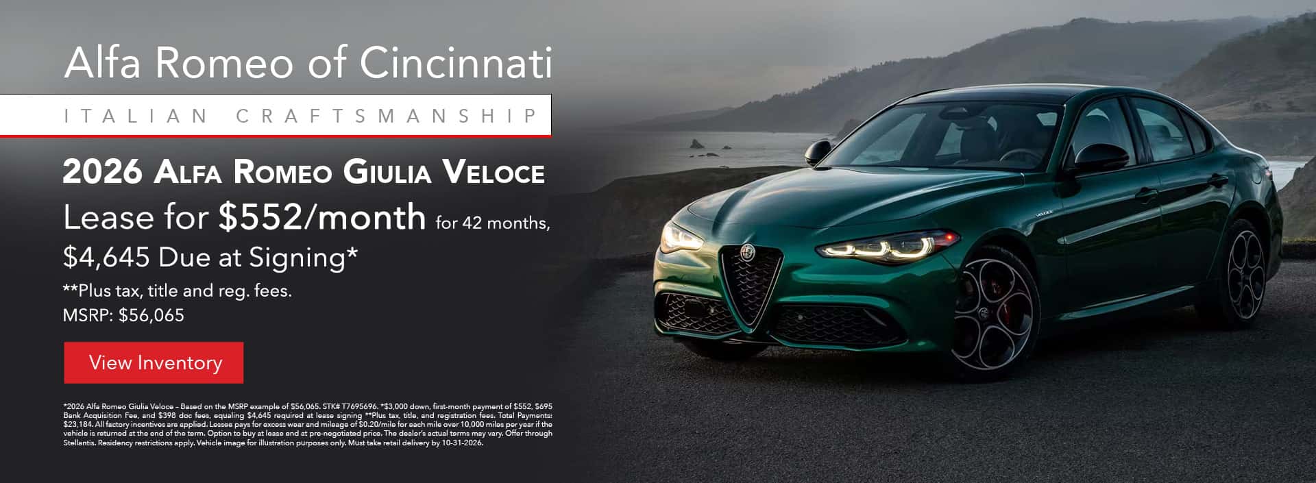 Giulia Lease Offer
