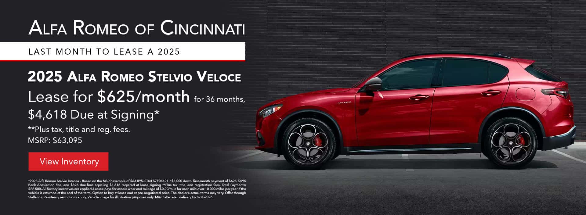 Alfa Romeo Stelvio Lease Offer