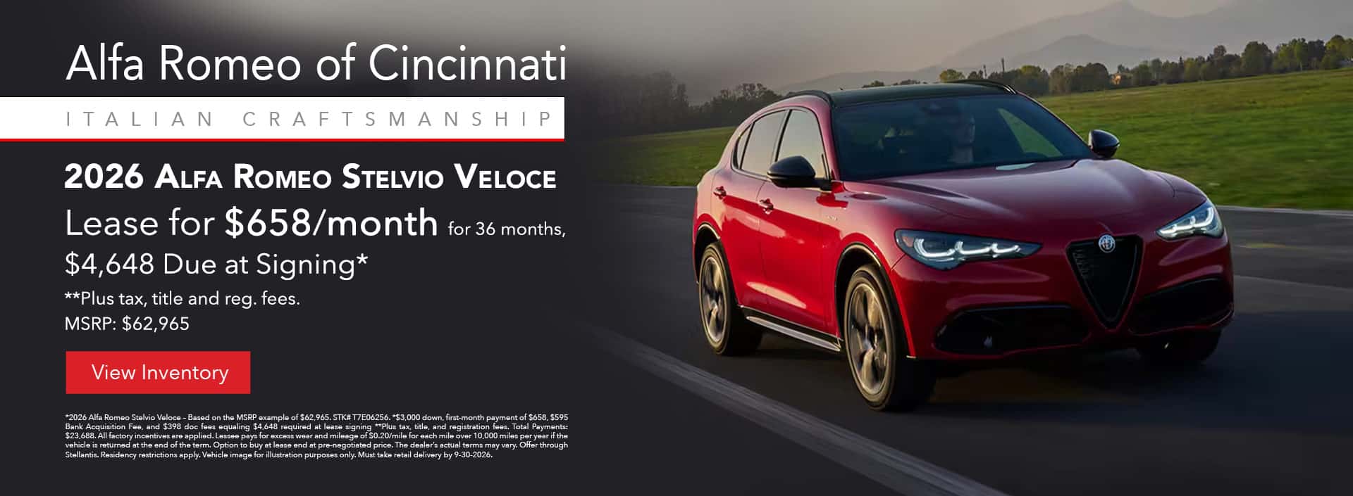 Alfa Romeo Stelvio Lease Offer