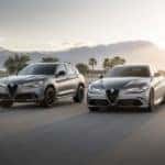 2019 Alfa Romeo Stelvio (Left) and Giulia (Right) Quadrifoglio NRING