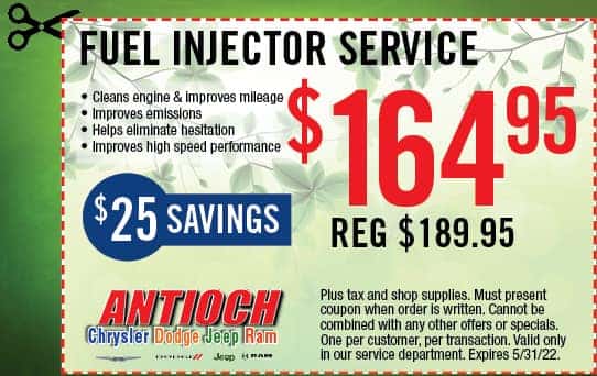 $164.95 fuel injector service - Cleans engine and improves mileage, improves emissions, elininates hesitation, and improves high speed performance - saves $25