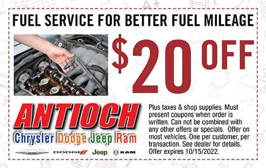 $20 Off Fuel Service For Batter Fuel Mileage