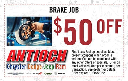 $50 Off Brake Job