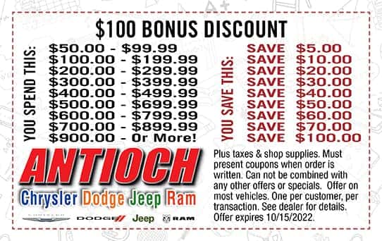 Save Up To $100 With $5 per $100 Spent