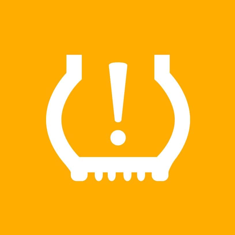 tire pressure monitor light stays on