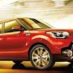 Red 2019 Kia Soul in Tunnel