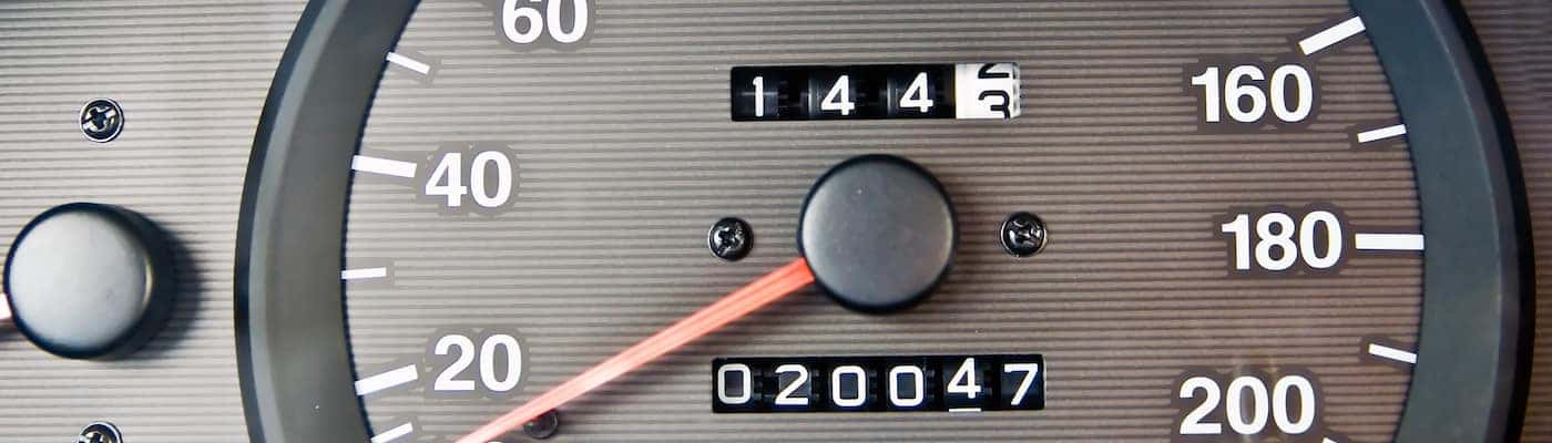 Closeup of Odometer