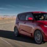 2020 Kia Soul on a Curve