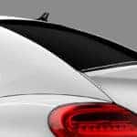 White 2019 VW Beetle with Rear Spoiler