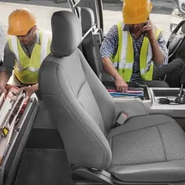 2019 Ford Super Duty under-seat box