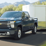2020 Silverado HD towing a trailer