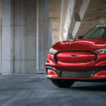 Parked 2021 Ford Mustang Mach-E