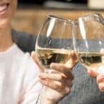 Friends drinking wine