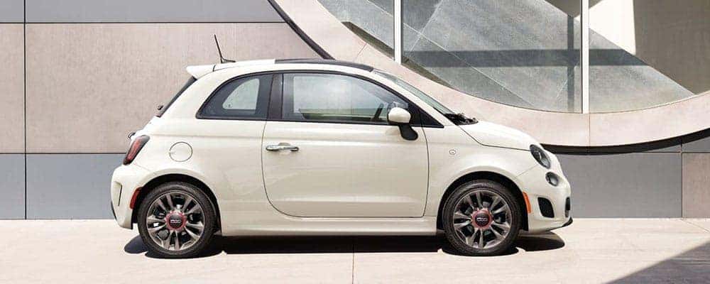 fiat 500 white wheel trims