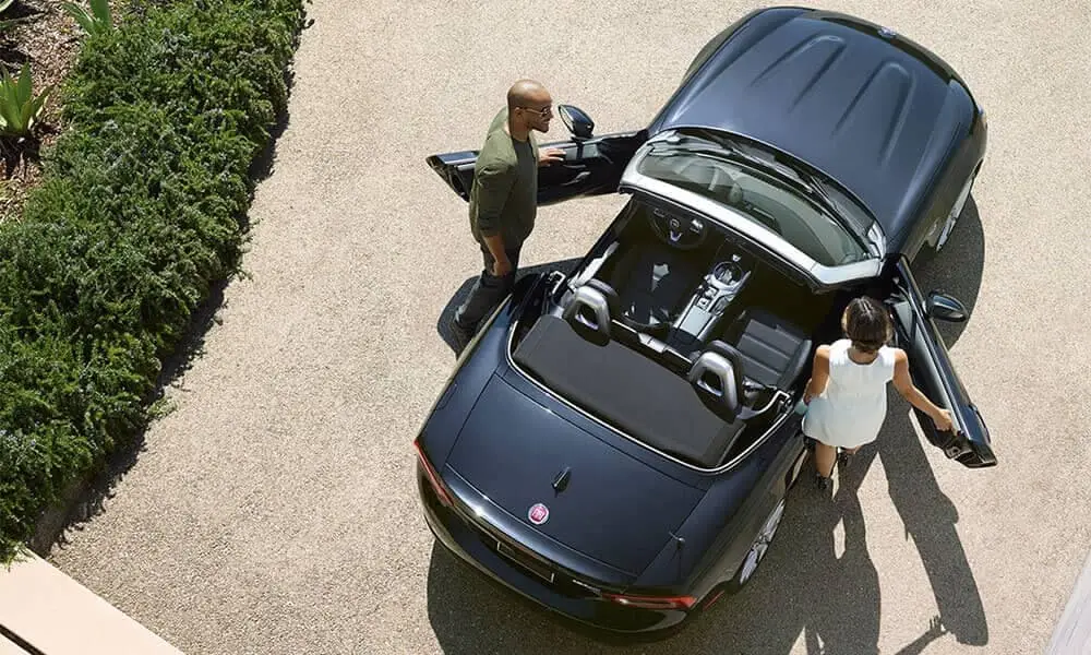 2017 Fiat 124 Spider Aerial View