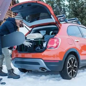 2017 Fiat 500X Snowboarding