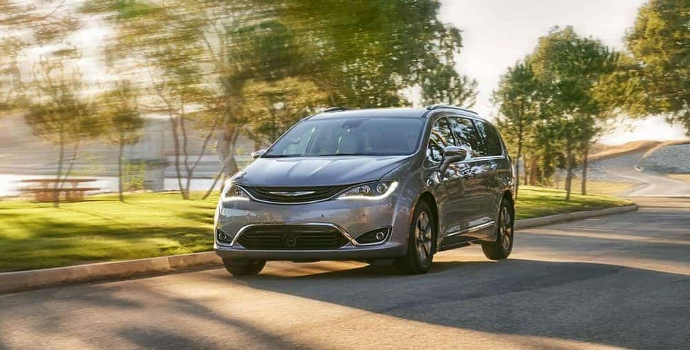 2019 Chrysler Pacifica on the highway