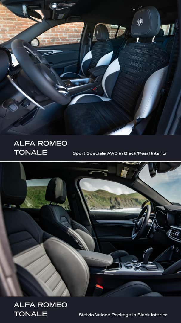 Alfa Romeo Tonale vs. Stelvio Customization