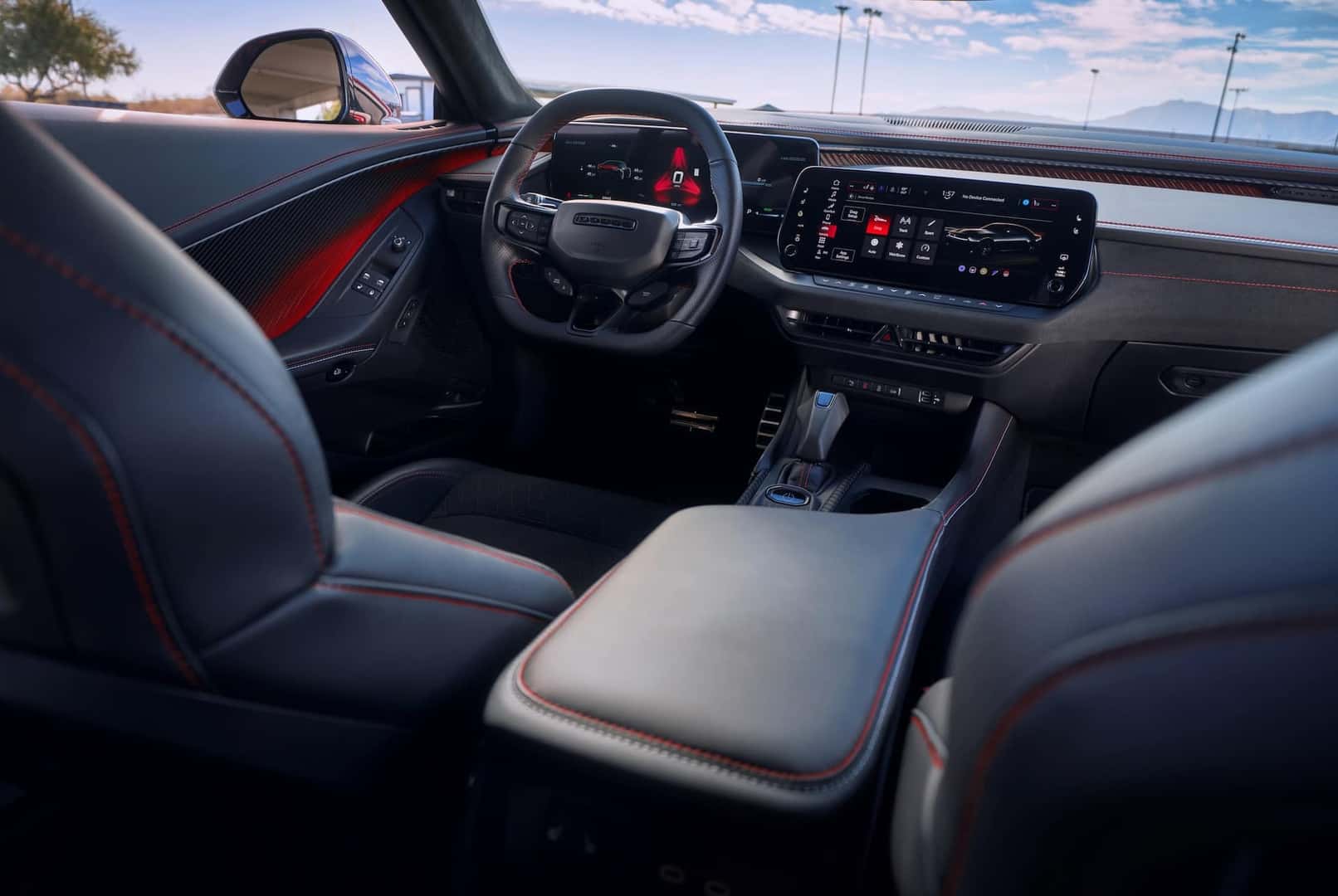 2025 Dodge Charger EV Daytona Scat Pack interior dashboard