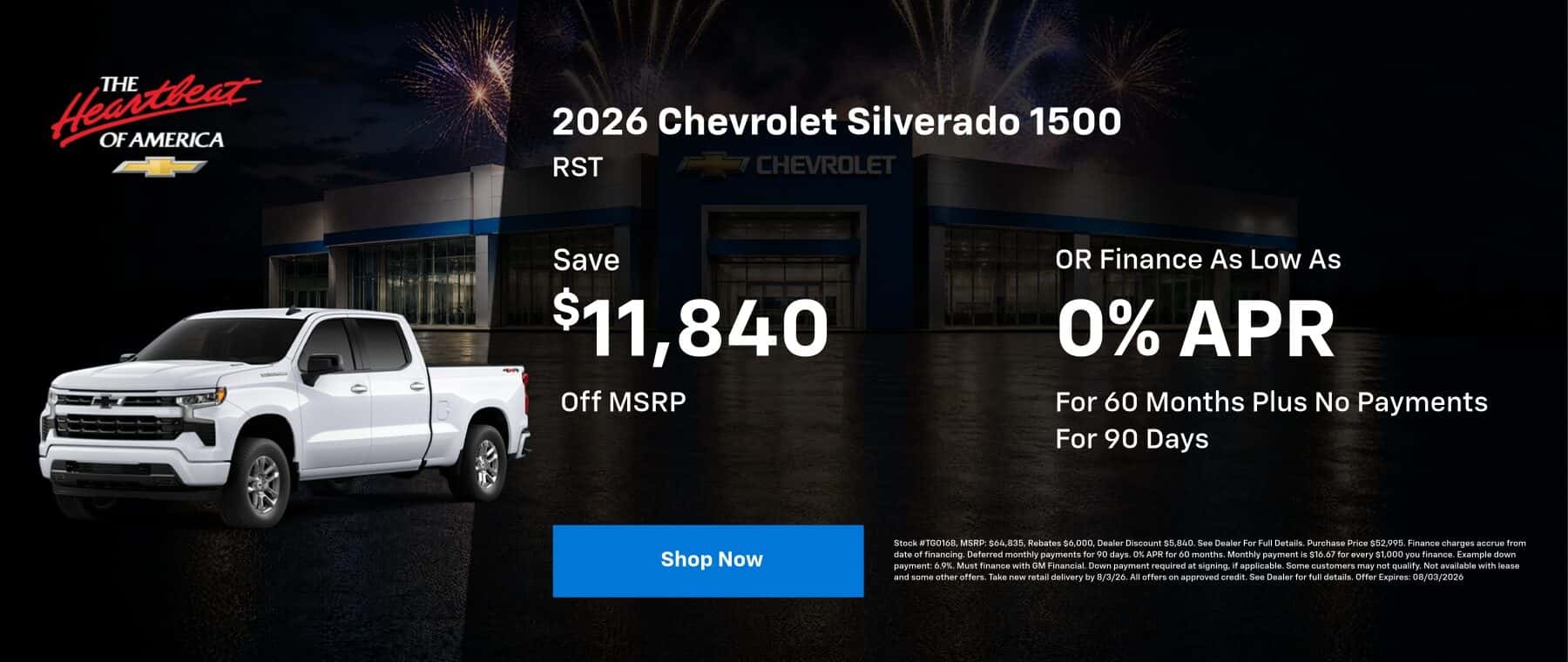 2026 Chevy Silverado Summer Special