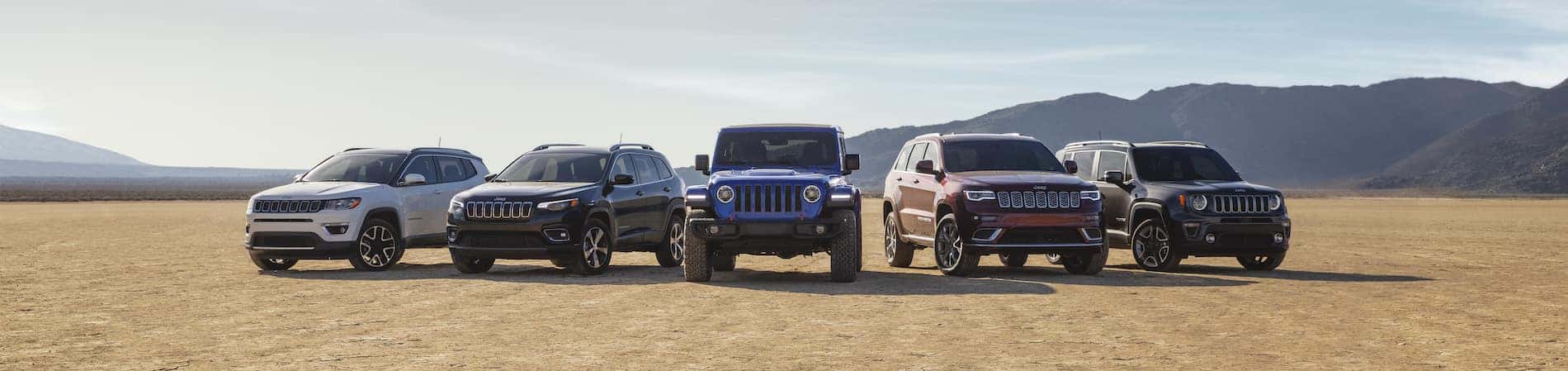Jeep Models Line Up