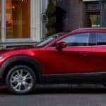 2020 Mazda CX-30 Parked In Front of Stores