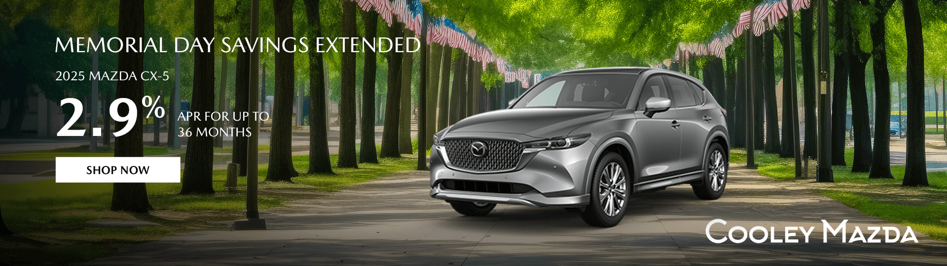 Memorial Day Savings Extended