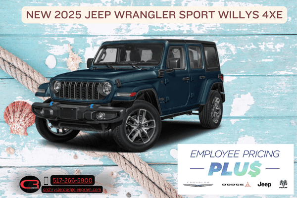 NEW 2025 JEEP WRANGLER SPORT WILLYS 4XE