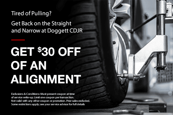 Get $30 off an Alignment