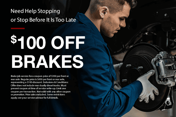 $100 off Brakes