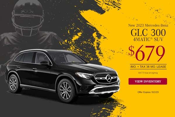 New 2023 GLC 300 4MATIC Lease from $679/mo