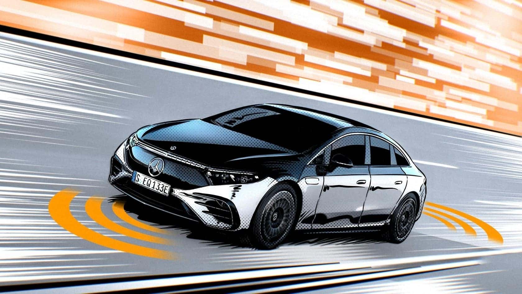 Visualization of Mercedes-Benz Safety Features
