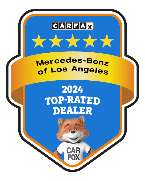 Mercedes-Benz de Los Ángeles es un 2024 Car Fax Top Rated concesionario de toda la vida