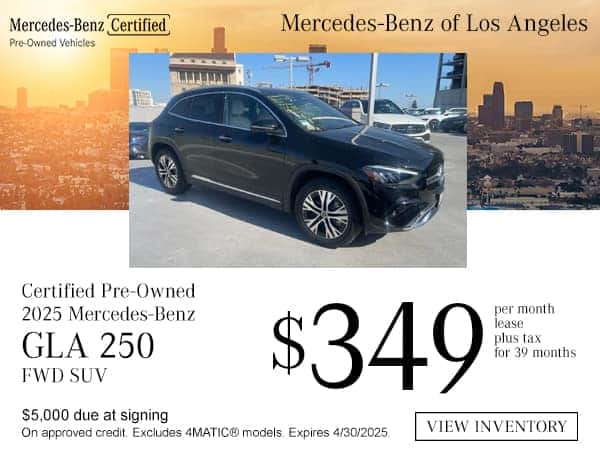 Usados con Certificado de Calidad 2025 Mercedes-Benz GLA 250 FWD SUV