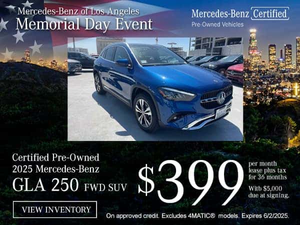 Certified Pre-Owned 2025 Mercedes-Benz GLA 250 FWD SUV 