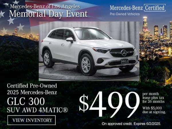 Certified Pre-Owned 2025 Mercedes-Benz GLC 300 SUV AWD 4MATIC®