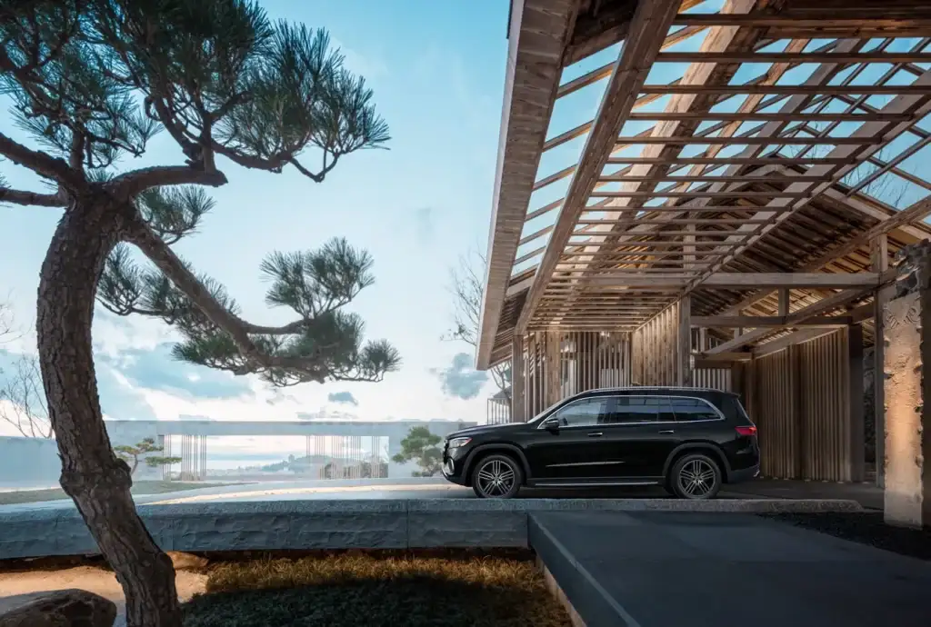 Exterior de un Mercedes-Benz GLS 2026