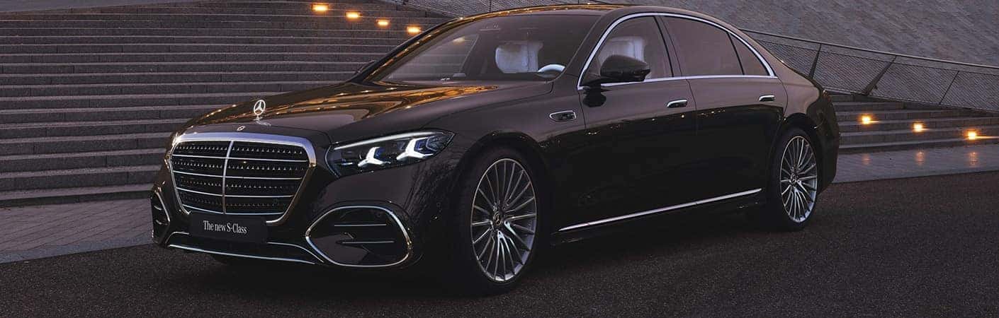 Exterior of a 2027 Mercedes-Benz S-Class 