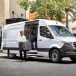 Catering business using a Mercedes-Benz Sprinter Cargo Van