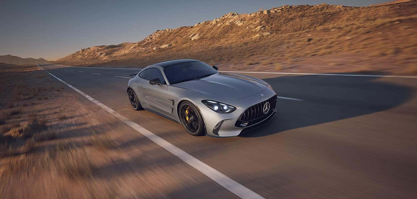 Exterior of a Mercedes-AMG GT Coupe