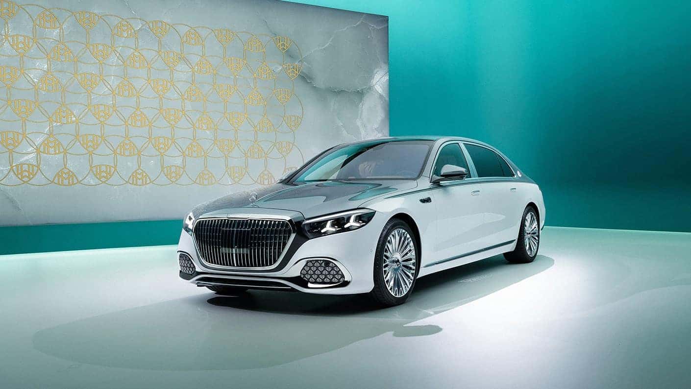Exterior of a 2027 Mercedes-Maybach S-Class
