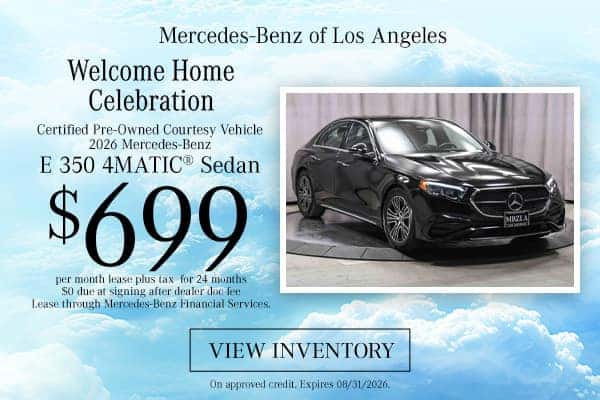 Certified Pre-Owned Courtesy Vehicle 2026 Mercedes-Benz E 350 Sedan 