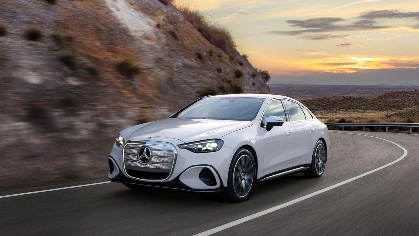 Exterior of a 2027 Mercedes-Benz Electric C-Class