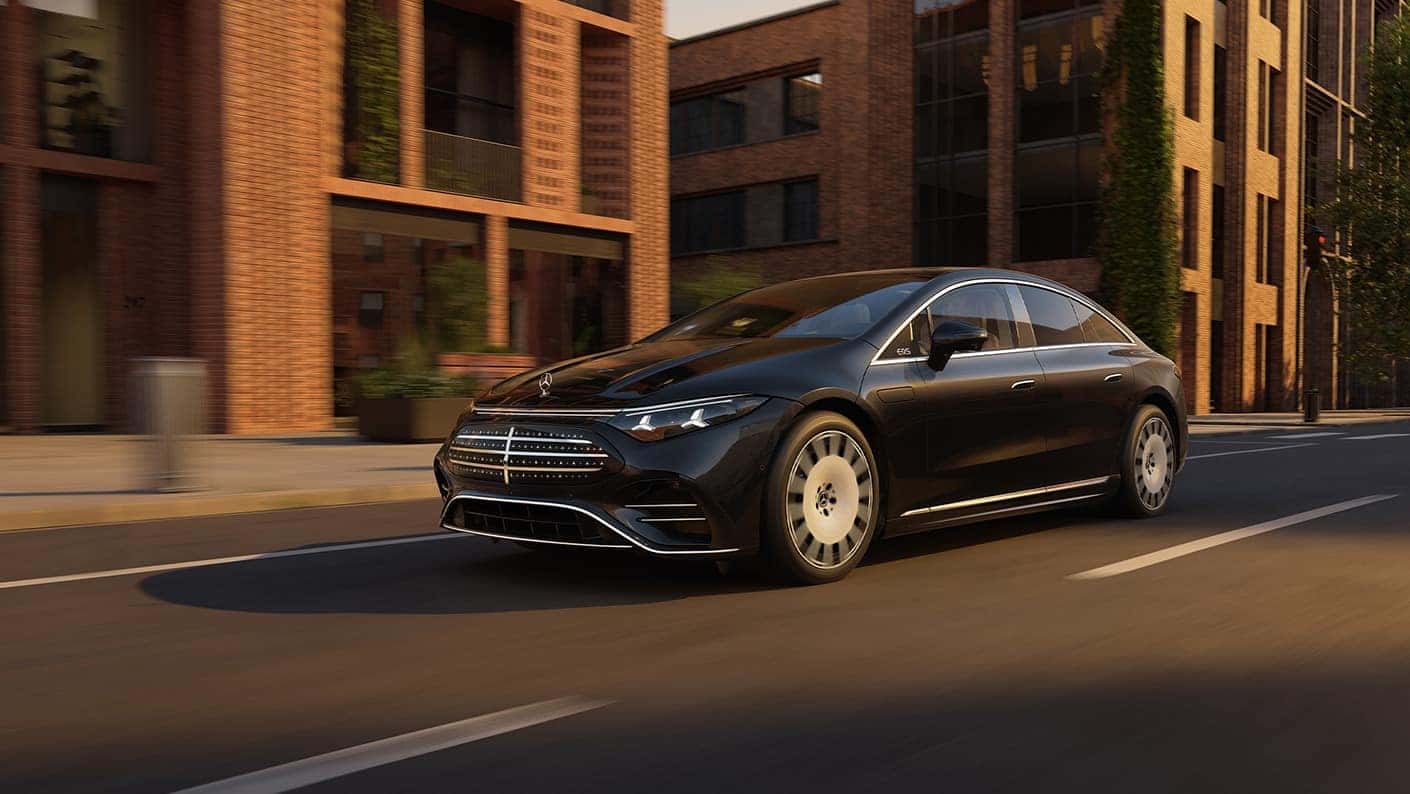 Exterior of a 2027 Mercedes-Benz EQS Sedan