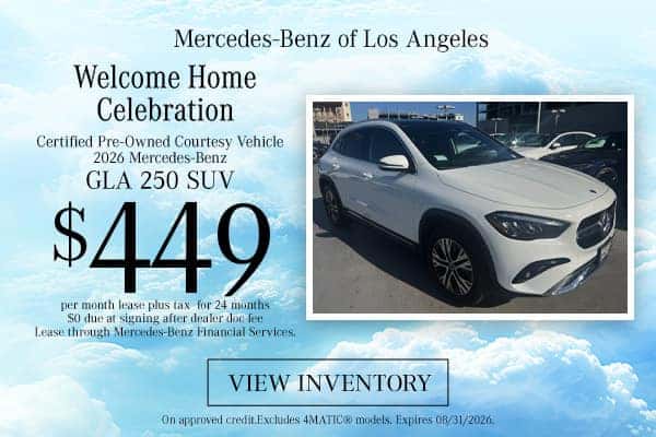 Certified Pre-Owned Courtesy Vehicle 2026 Mercedes-Benz GLA 250 SUV