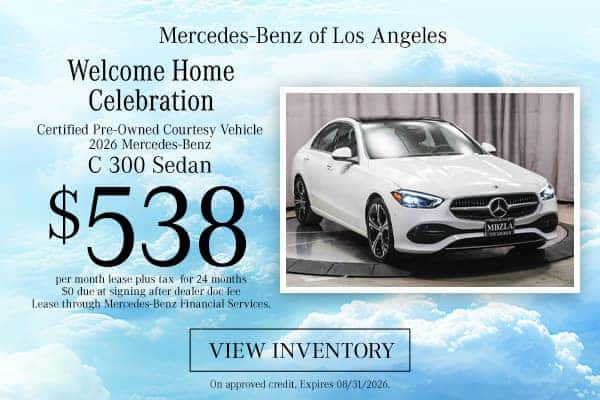 Certified Pre-Owned Courtesy Vehicle 2026 Mercedes-Benz C 300 Sedan
