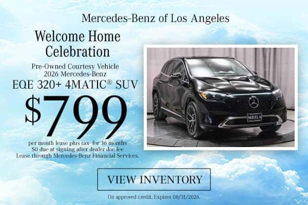 Pre-Owned Courtesy Vehicle 2026 Mercedes-Benz EQE 320+ 4MATIC®